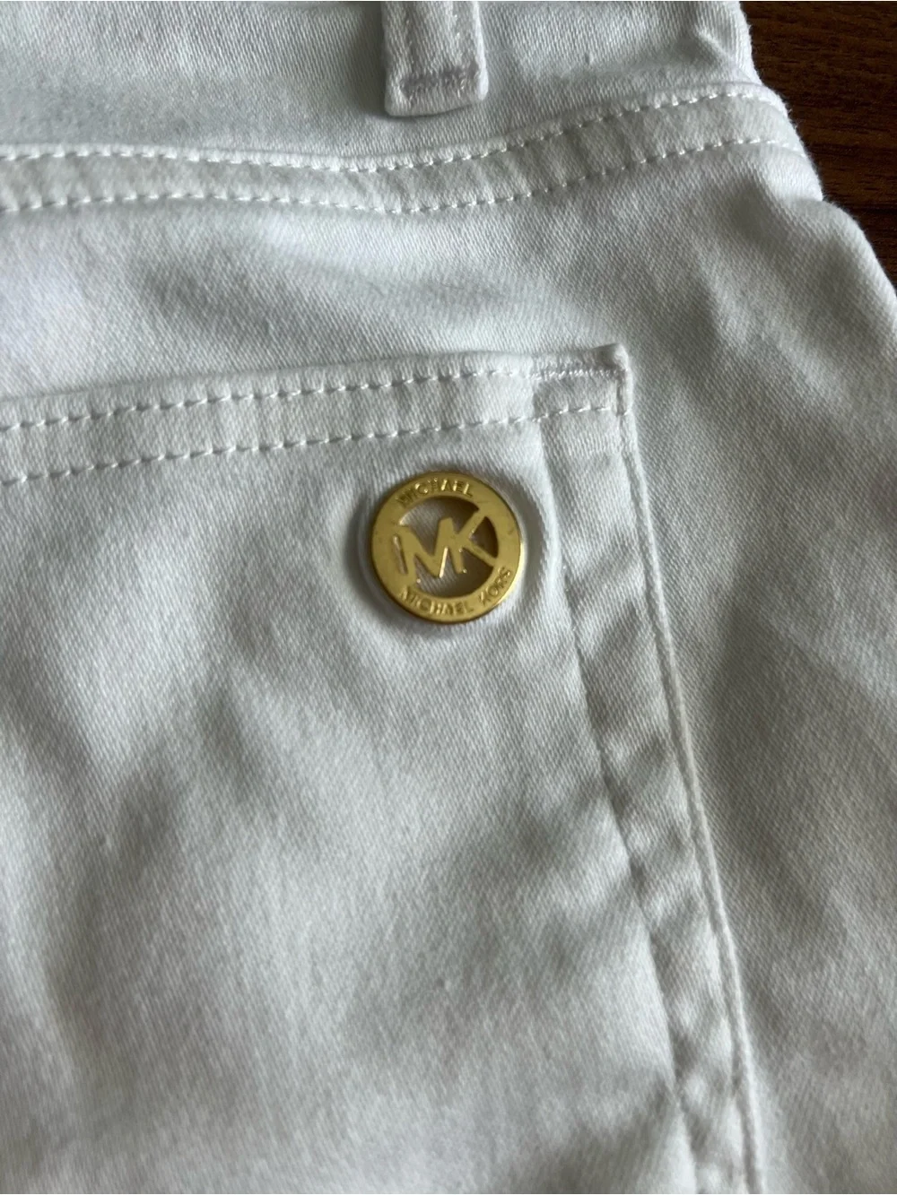 Michael Kors White Cropped Women's Jeans